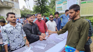 Students Aided by Chatra Shibir at Moulvibazar Govt. College